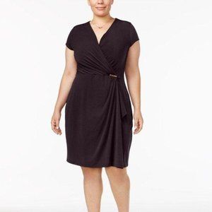 NWT Charter Club Twist Front Cocktail Dress 1X